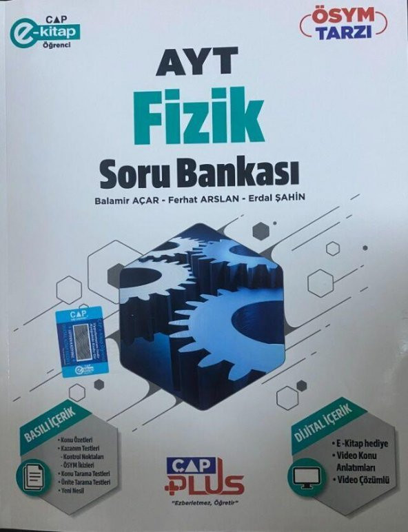 AYT Fizik Plus Soru Bankası Çap Yayınları ürün görseli 1