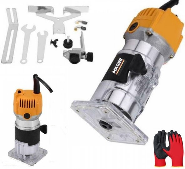 Mager Mgr10580fr Elektrikli El Frezesi Aksesuarlı ürün görseli 1
