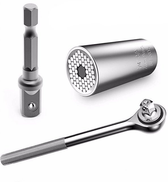GATOR GRIP Gator grip 3 Lü Anahtar Seti 7-19 mm Eşsiz Nitelikte Tasarım Ödüllü Set ürün görseli 1