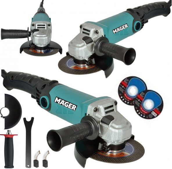Mager MGR10125M  Avuç Taşlama Makinesi Spral ürün görseli 1