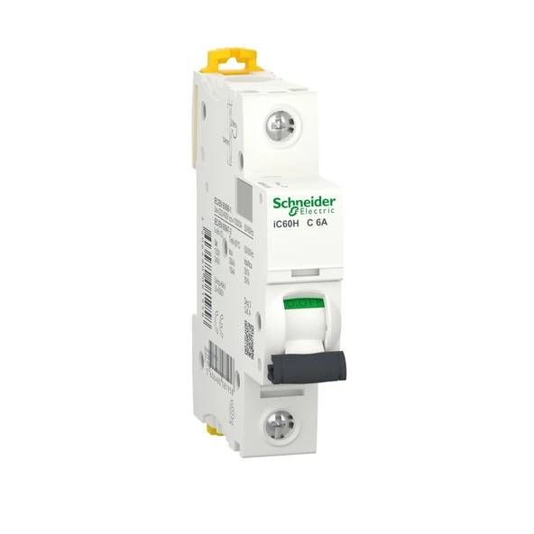 Schneider Electric A9F84106, 6 Amper, 1 Fazlı, C Tipi, Otomatik Sigorta, 10 kA ürün görseli 1