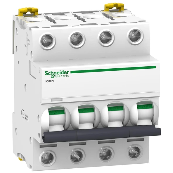 Schneider Electric A9F74410, 10 Amper, 4 Fazlı, C Tipi, Otomatik Sigorta, 6 kA ürün görseli 1
