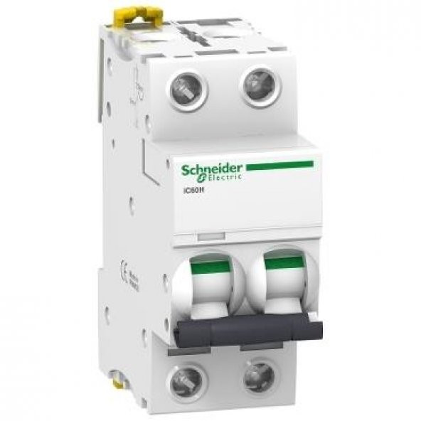 Schneider Electric A9F84263, 63 Amper, 2 Fazlı, C Tipi, Otomatik Sigorta, 10 kA, C63x2A ürün görseli 1