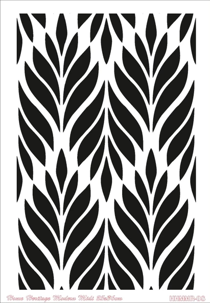 HOME HERITAGE MODERN MIDI 25X36CM HHMMR-08 STENCİL ürün görseli 1
