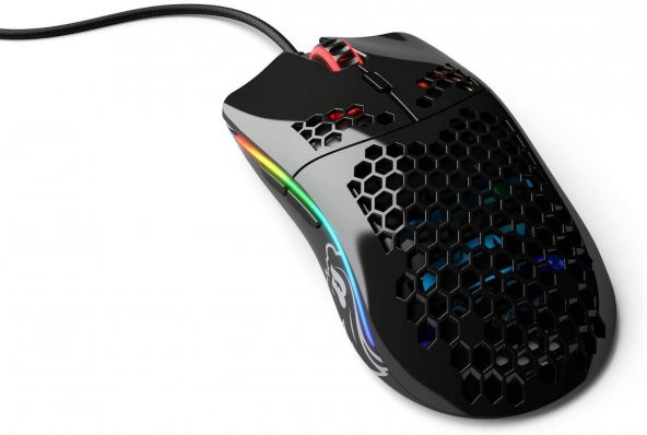 Glorious Model D Kablolu Parlak Siyah RGB Oyuncu Mouse GD-GBLACK ürün görseli 1