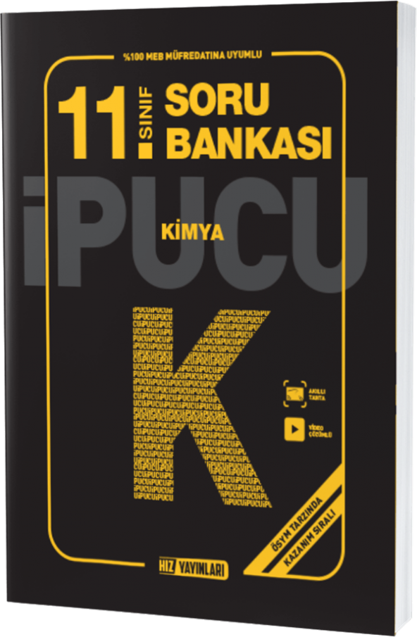 Hız Yayınları 11. SINIF KİMYA SORU BANKASI İPUCU ürün görseli 1
