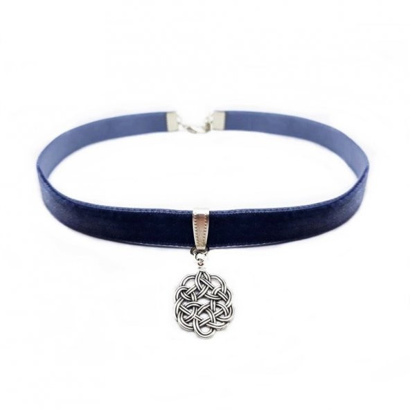 Aşk Düğümü Choker Tasma Kolye - Resim 4