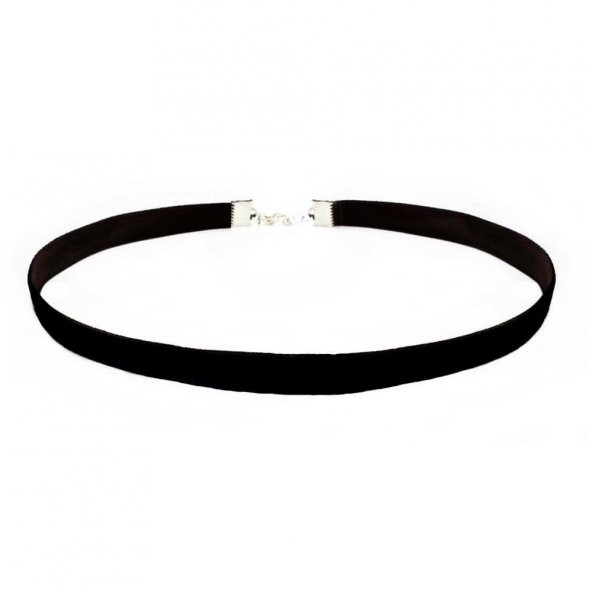 Siyah Renk Kadife Kadın Choker Kolye ürün görseli 1