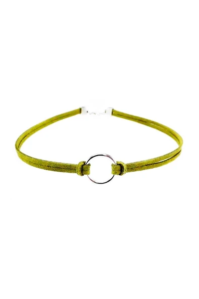 Nefti Yeşil Kadın Süet Round Choker ürün görseli 1
