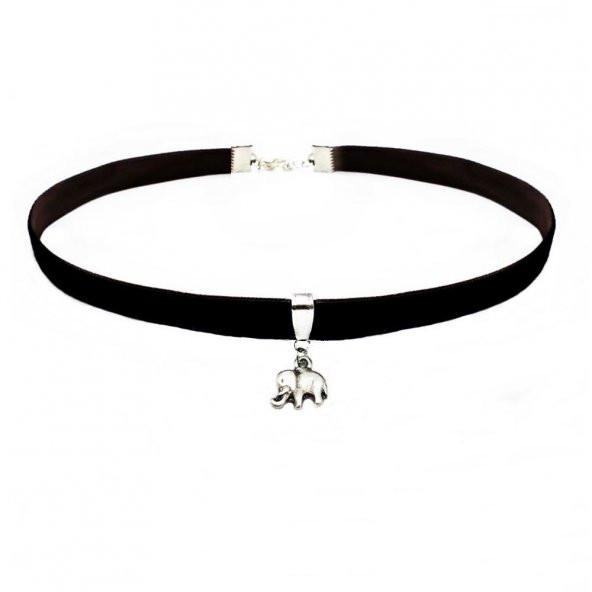 Gümş Renk Fil Choker Kadın Choker ürün görseli 1