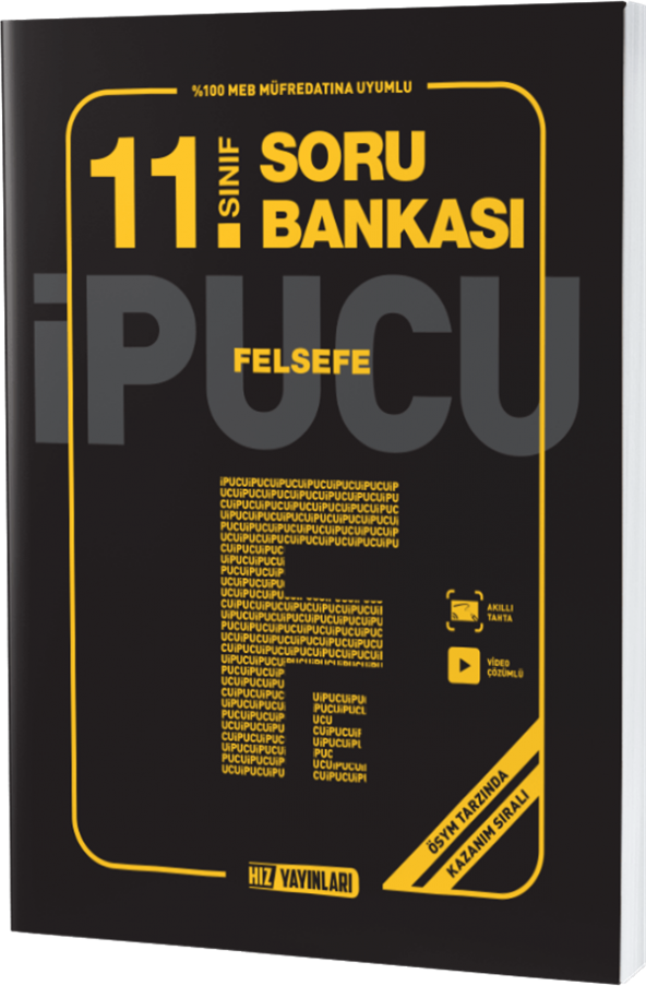 Hız Yayınları 11. SINIF FELSEFE SORU BANKASI İPUCU ürün görseli 1