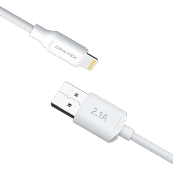 Dramex D21L Şarj Aleti Lightning Kablolu Set 2.1A - Resim 3