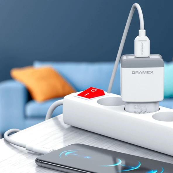 Dramex D30M Şarj Aleti Micro USB Kablolu Set 3.0A - Resim 7