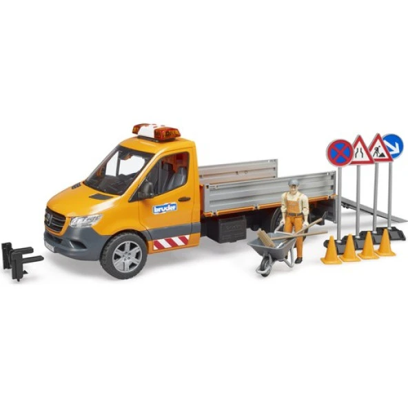 Bruder Mercedes Benz Sprinter Yol Bakım Aracı ve Elemanı 02677 ürün görseli 1