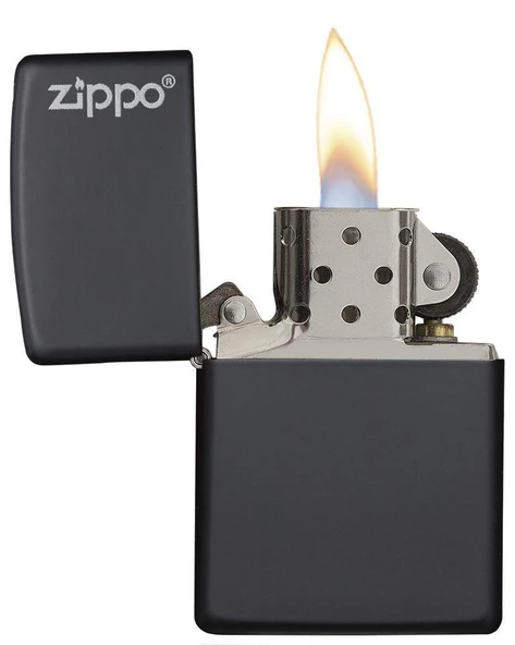 Zippo Çakmak 218ZL Black Matte - Resim 3