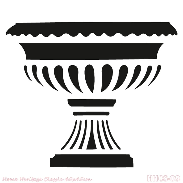 HOME HERITAGE CLASSIC 45X45CM HHCS-09 STENCİL ürün görseli 1