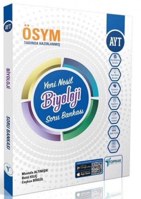 AYT Biyoloji Soru Bankası Toprak Yayıncılık ürün görseli 1