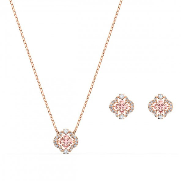 Swarovski Set Sparkling Dc-Set Clover Czmo-Ros ürün görseli 1