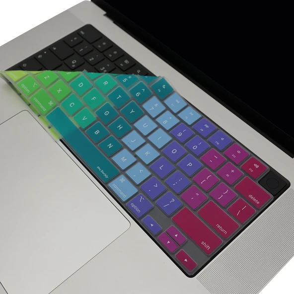 MacBook Klavye Koruyucu US İngilizce Silikon Kılıf İnce Hafif Yıkanabilir Koruma Air 13.6-15,3 Pro 14,2-16,2 İnç M5-M4-M3-M2-M1 Uyumlu ürün görseli 1