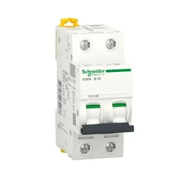 Schneider Electric A9F73202 İC60N - Minyatür Devre Kesici - 2P - 2A - B eğrisi ürün görseli 1