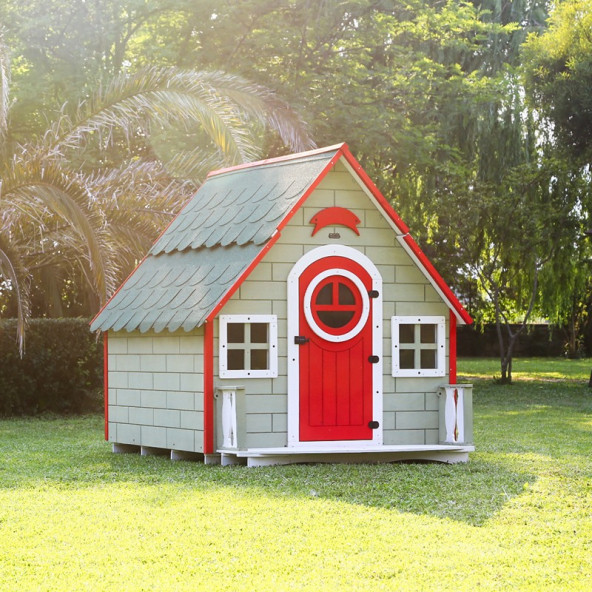 Mandu Ahşap Çocuk Oyun Evi (Playhouse) Hollanda ürün görseli 1