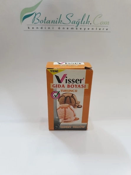 Visser Toz Gıda Boyası (9Gr) Turuncu ürün görseli 1
