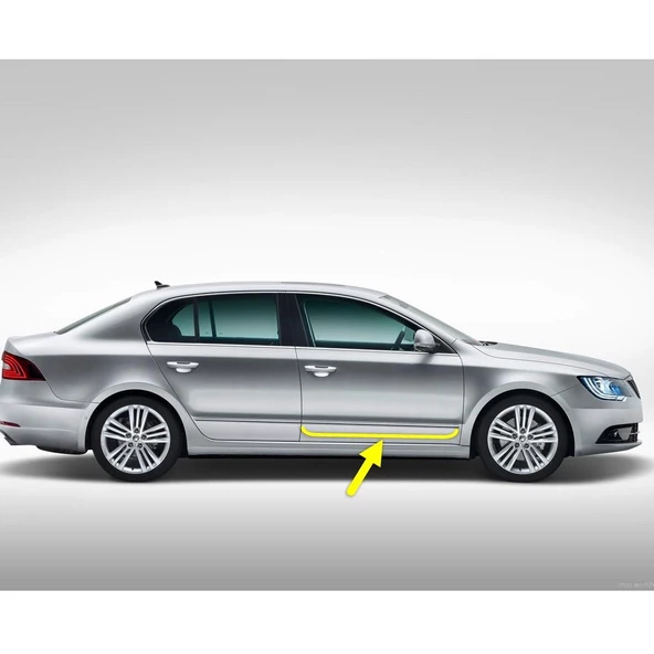 Skoda Superb 2 2014-2015 Sağ Ön Kapı Krom Çıtası 3T0853516 ürün görseli 1