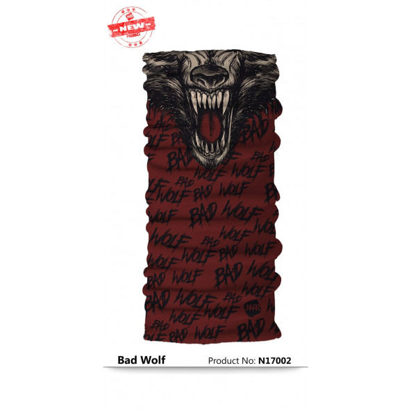 Narr Bad Wolf Unisex Renkli Bandana N17002 ürün görseli 1