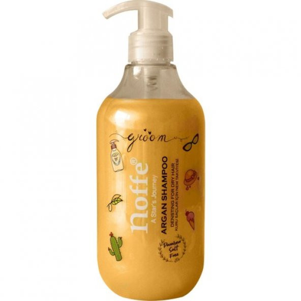 Noffe Tuzsuz Parabensiz Argan Özlü Bakım Şampuanı 500 ml ürün görseli 1