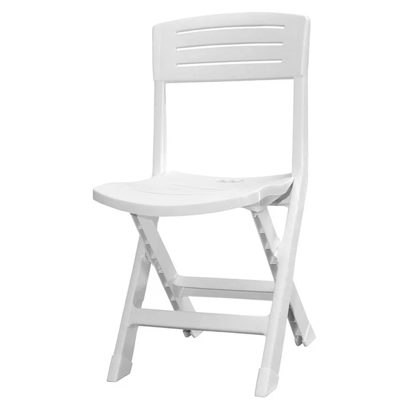 Omnisoft MT-GF163 Katlanır Plastik Sandalye Beyaz ürün görseli 1