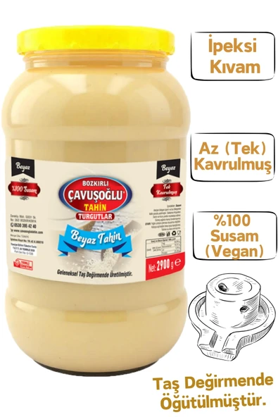 Çavuşoğlu Beyaz Tahin 2900 g ürün görseli 1