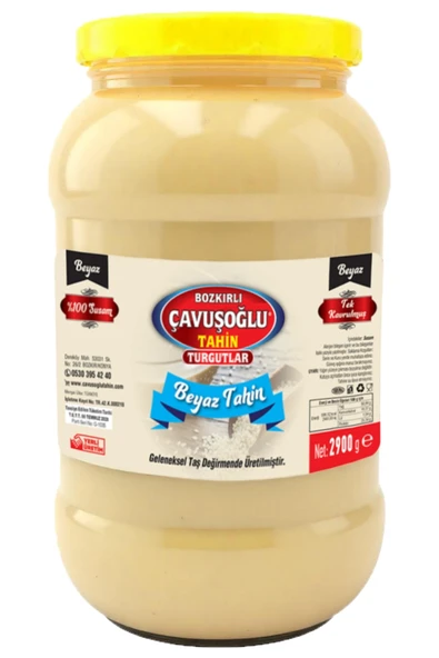 Çavuşoğlu Beyaz Tahin 2900 g - Resim 2