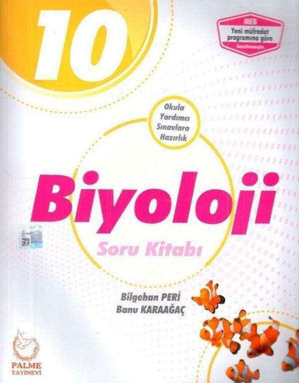 10.Sınıf Biyoloji Soru Kitabı Palme Yayınları ürün görseli 1
