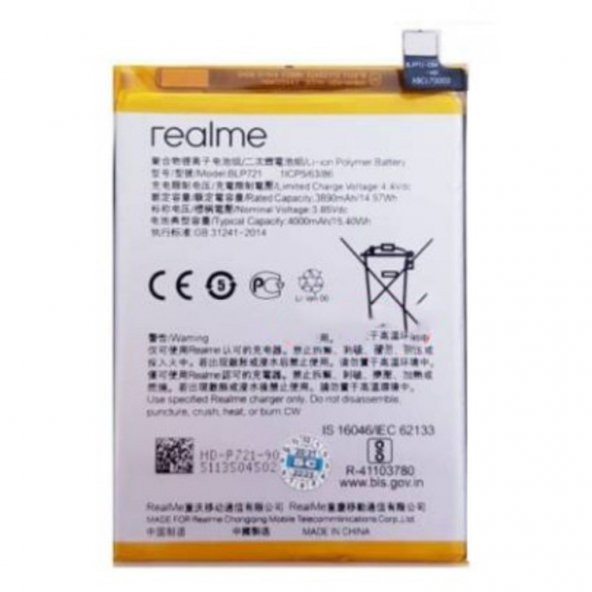Oppo Realme C2 Batarya Pil Orjinal ürün görseli 1