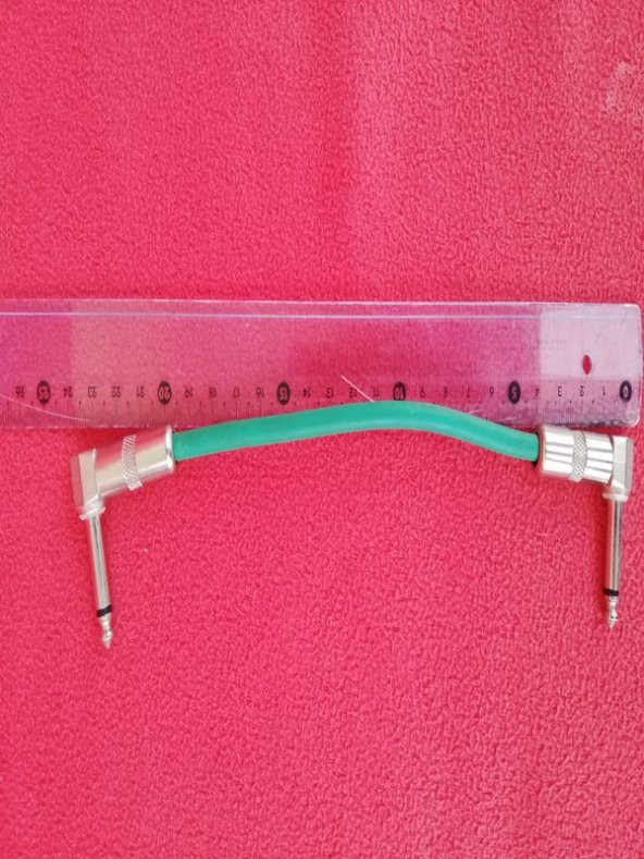 Pedal ara kablosu çift jaklı  "24cm" - Resim 2