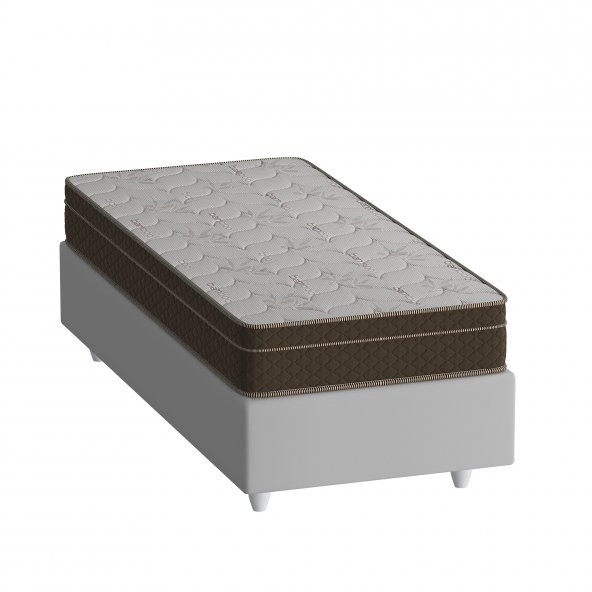 Flora 90x200 cm Full Ortopedik Lux Bamboo Yaylı Yatak, Çift Taraflı Kullanım, Yüksek Kalite 90x200 cm ürün görseli 1