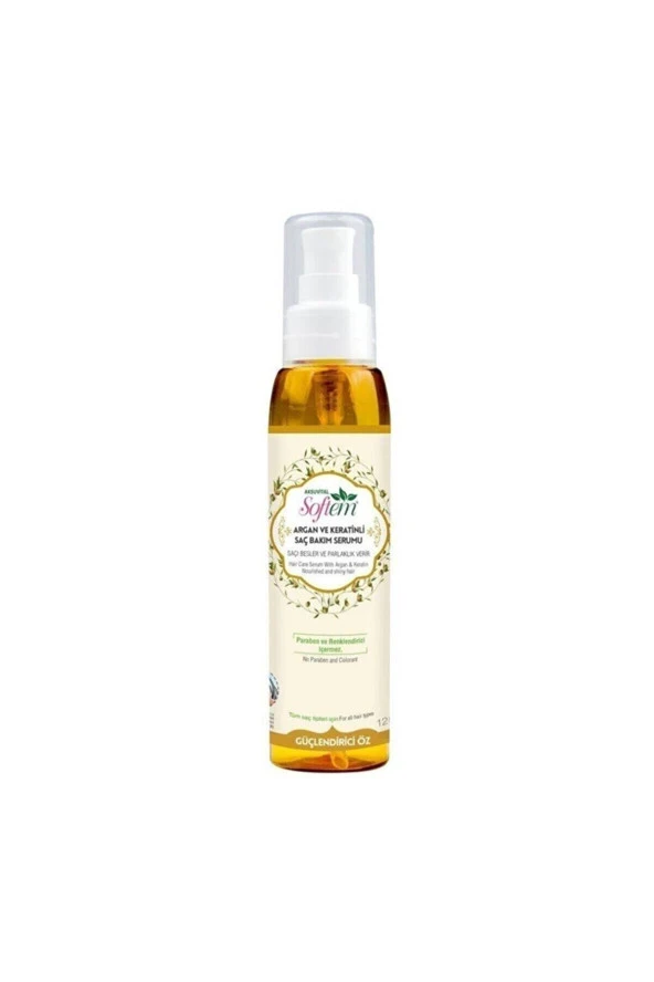 Softem Argan Ve Keratinli Saç Bakım Serumu 125 Ml ürün görseli 1