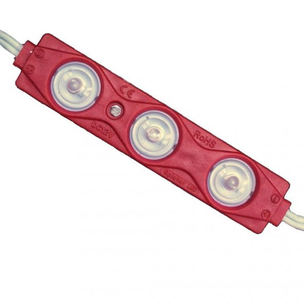 3 Lensli Modül Led-Kırmızı-1.5w-12v-Cdm ürün görseli 1