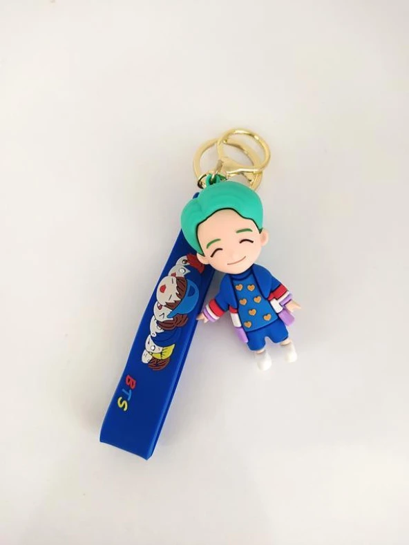 BTS RM Karakter Figür Silikon Anahtarlık Çanta Süsü Oyuncak ürün görseli 1