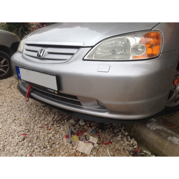 HONDA CİVİC UYUMLU TAMPON EKİ (ESNEK - 3 PARÇALI) TAMPON LİPİ TAMPON KARLIĞI ürün görseli 1
