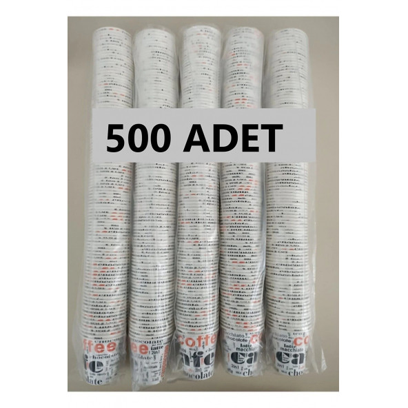 500 Adet 6.5 Oz Karton Bardak ürün görseli 1