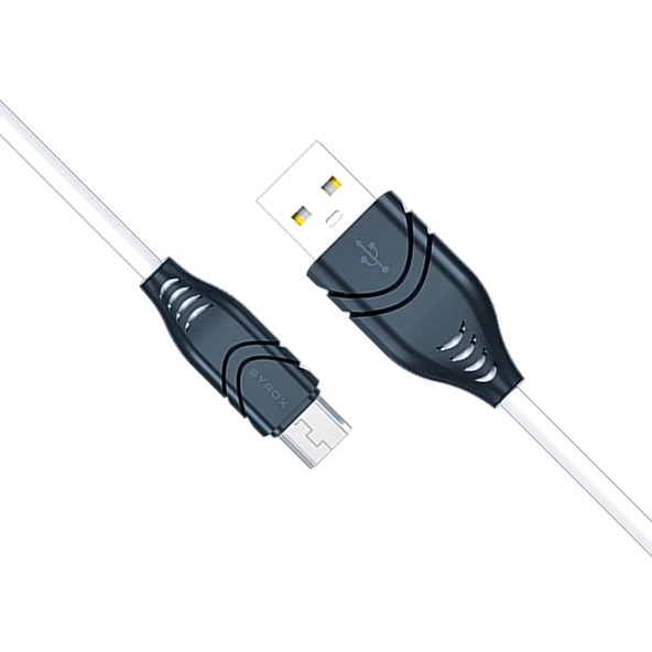 Syrox C98 Micro USB Flex Silikon Data/Şarj Kablosu 2.1A 1.1mt - Resim 6