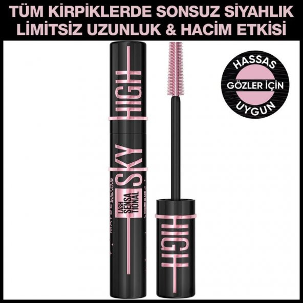 Maybeline Lash Sensational Sky High Siyah ürün görseli 1