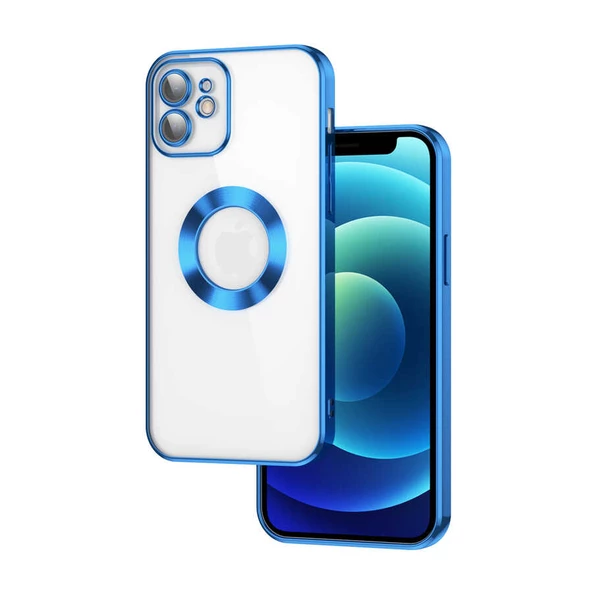 Apple iPhone 12 Kılıf Kamera Korumalı Logo Gösteren Omega Kılıf ürün görseli 1