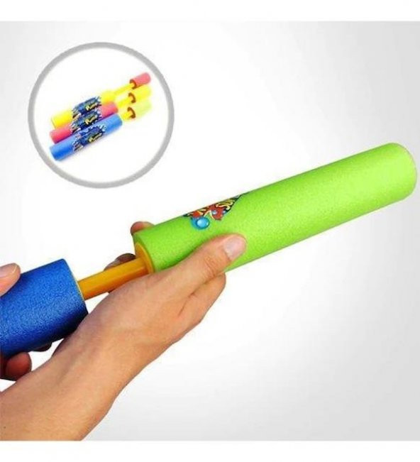 Sole Süngerli 25 CM Su Tabancası Su Pompası - Resim 2