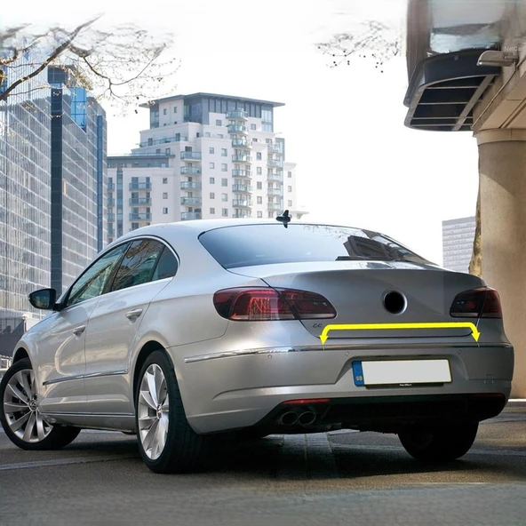 VW Passat CC 2013-2017 Arka Tampon Orta Izgara Krom Çıtası 3C8807443B ürün görseli 1