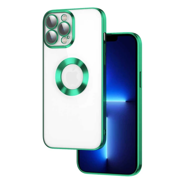 iPhone 12 Pro Max Kılıf Kamera Korumalı Logo Gösteren Omega Kapak ürün görseli 1