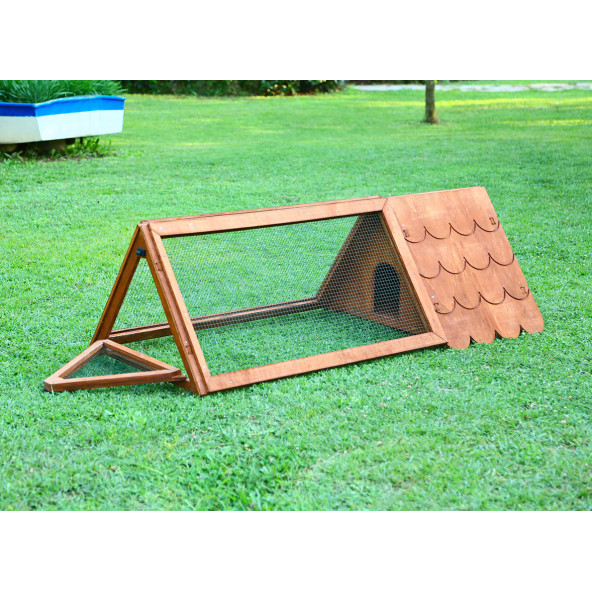 MANDU Ahşap Tavşan evi Küçük Boy ürün görseli 1