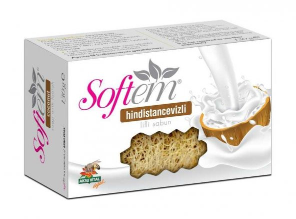 Softem Hindistan Cevizli Lifli Sabun 130 gr ürün görseli 1