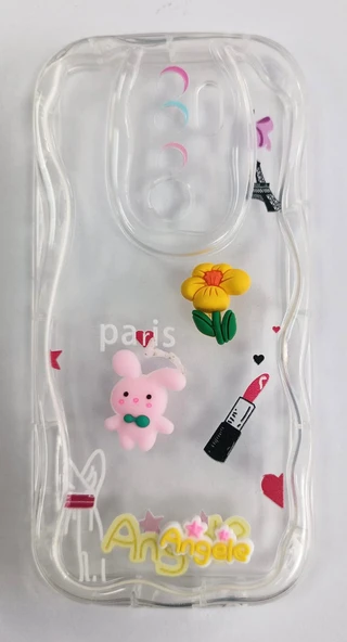 Xiaomi Redmi Note 8 Pro Uyumlu Emojili Kalın Yumuşak Şeffaf Kılıf ürün görseli 1